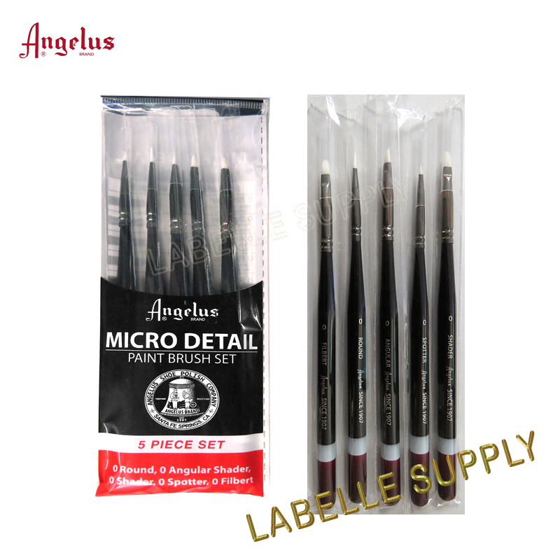 Paint Brushes Micro Detail Brush Round Angular Shader Spotter Filbert Angelus eB